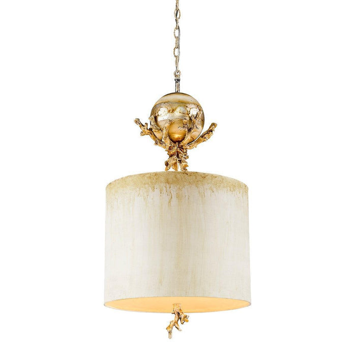 Flambeau Trellis 1 Light Patina & Silver Ceiling Pendant-Ceiling Pendant Lights-Elstead Lighting-1-Tiffany Lighting Direct