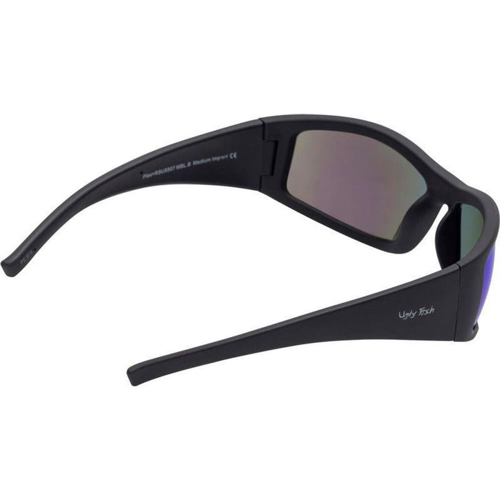 Flex Safety RSU5507, Matte Black/Blue Mirror Lenses