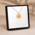 Floral Initial Necklace – A - FloofChonk