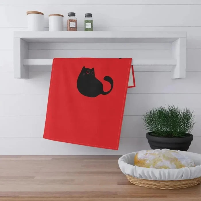 Funny Cat Tea Towels – 'I Haz Hunger' Cat Themed Kitchen Towels - FloofChonk
