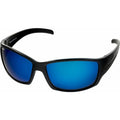 Fury, Gloss Black/Blue Mirror Glass Polarised Lenses