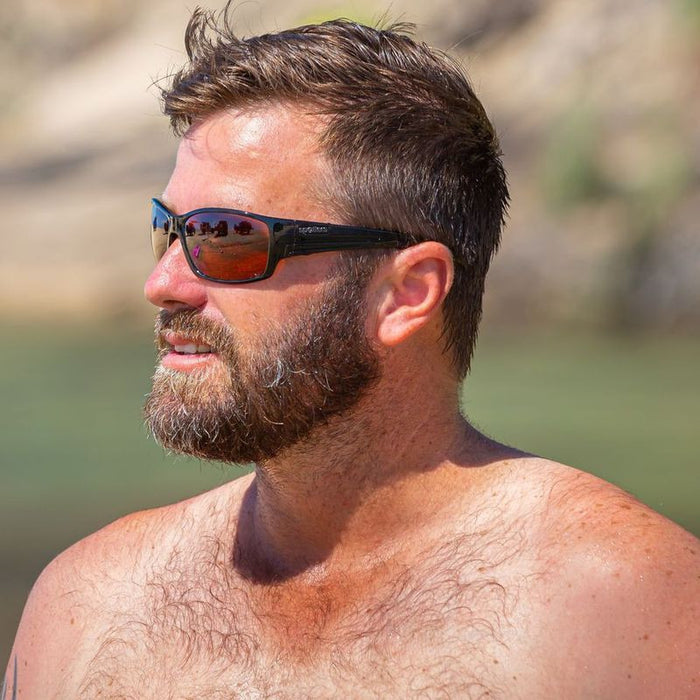 Fury, Gloss Black/Copper Halide Glass Polarised Lenses
