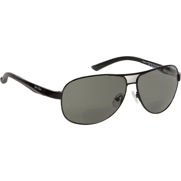 Galaxy, Matte Black/Bifocal + 2.5 Smoke Polarised Lenses