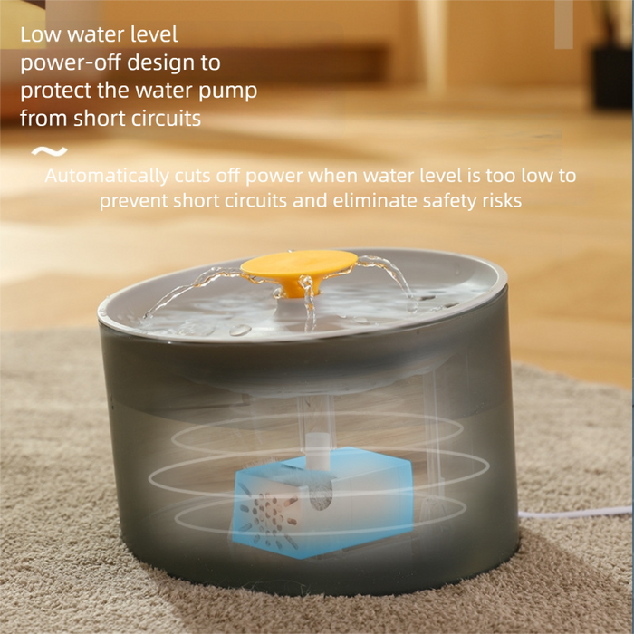 Gamelle pour animaux de compagnie 1,5 L - Avec 4 filtres de rechange