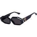 Genesis, Gloss Black with Gold Metal/Black Lenses