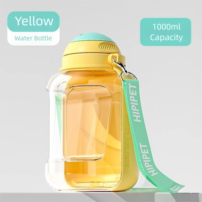 Grande bouteille d'eau portable pour chien 1000 ml