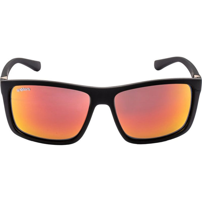 Grayson, Matte Black/Ignite Glass Mirror Polarised Lenses