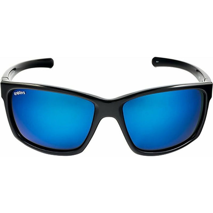 Grit, Matte Black/Blue Mirror Glass Polarised Lenses