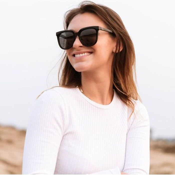 Grove, Midnight Drama Gloss Black/Smoke Black Polarised Lenses