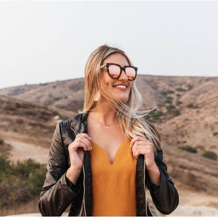 Grove, Wildcat Love Brown Tort/Champagne Mirror Polarised Lenses