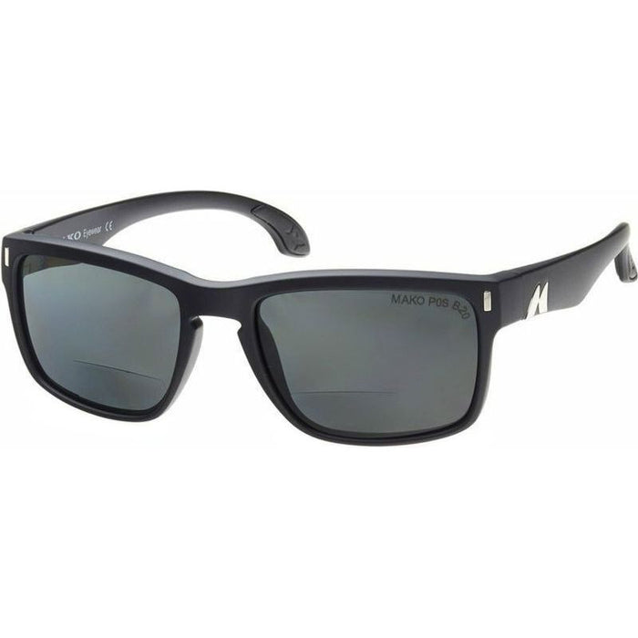 GT, Matte Black/Grey PC Bifocal +2.5 Polarised Lenses
