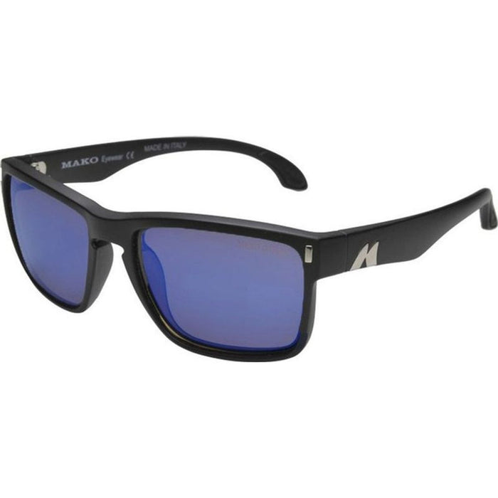 GT, Matte Black/Glass Blue Mirror Polarised Lenses