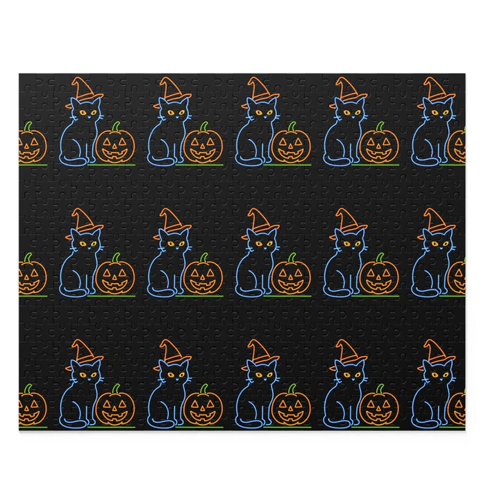 Halloween Cat Puzzle - 500-Piece - FloofChonk