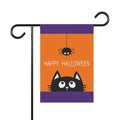 Halloween Garden Banner, Spooky Decor, Cat Flag, Outdoor Halloween Home Decoration, Fall Festive Yard Sign - FloofChonk