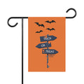 Halloween Garden Banner, Trick or Treat Flag, Seasonal Yard Decor, Fall Home Decoration, Spooky Outdoor Sign - FloofChonk
