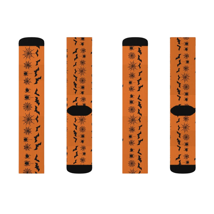 Halloween Themed Socks, Spooky Cozy Socks, Unique Gift for Her, Fall Accessories, Autumn Vibes, Funky Fashion Footwear - FloofChonk