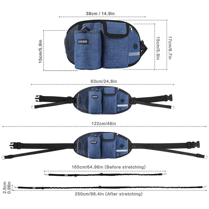 Hands-Free Leash & Belt Bag