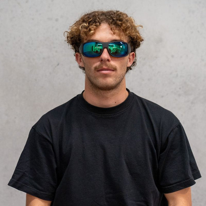 Harbor, Matte Black H2O/Aqua LL Ionised Polarised Lenses