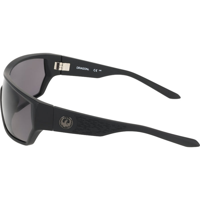 Dragon Eyewear Havoc Matte Black Smoke LL Polarised Side