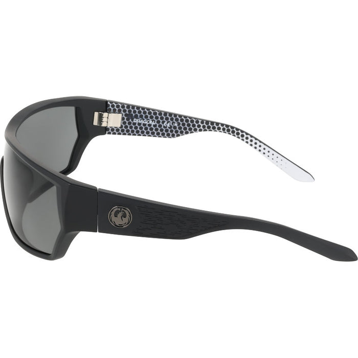 Dragon Eyewear Havoc Matte Black Geo Trad Smoke LL Side