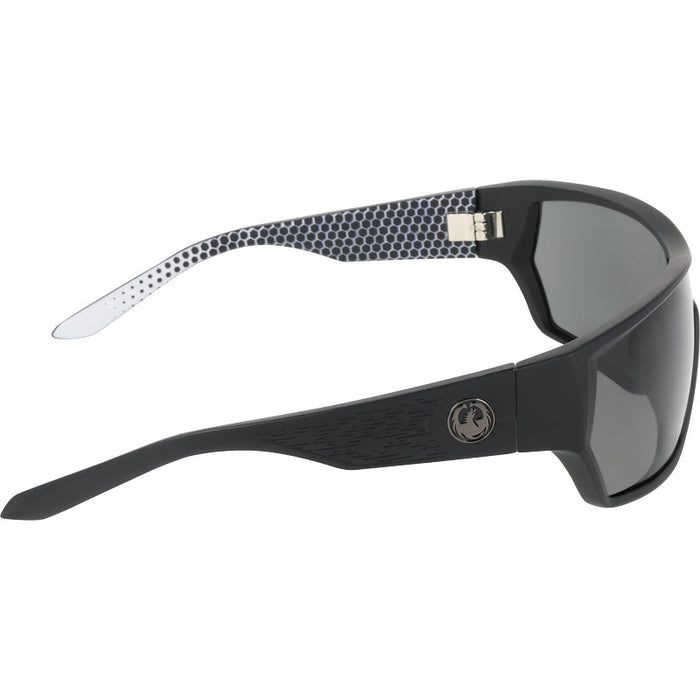 Dragon Eyewear Havoc Matte Black Geo Trad Smoke LL Side2