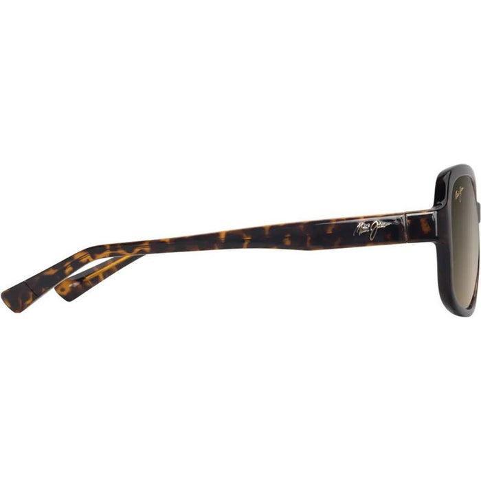 Hiluhilu, Shiny Dark Havana/HCL Bronze Polarised Glass Lenses