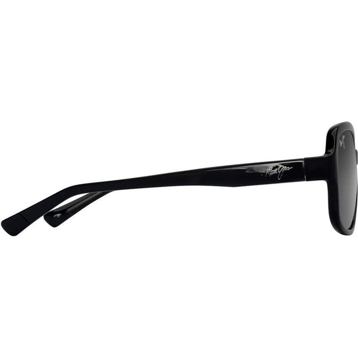 Hiluhilu, Shiny Black/Neutral Grey Polarised Glass Lenses