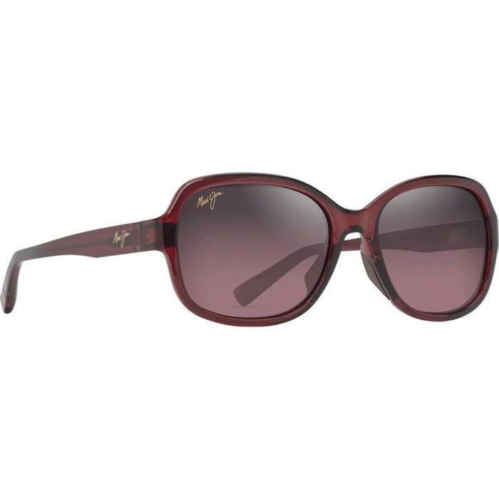 Hiluhilu, Transparent Burgundy/Maui Rose Polarised Glass Lenses
