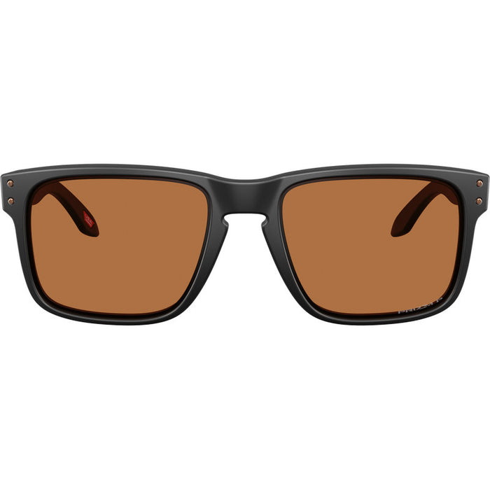 Oakley Holbrook Matte Black Prizm Bronze Polarised Front