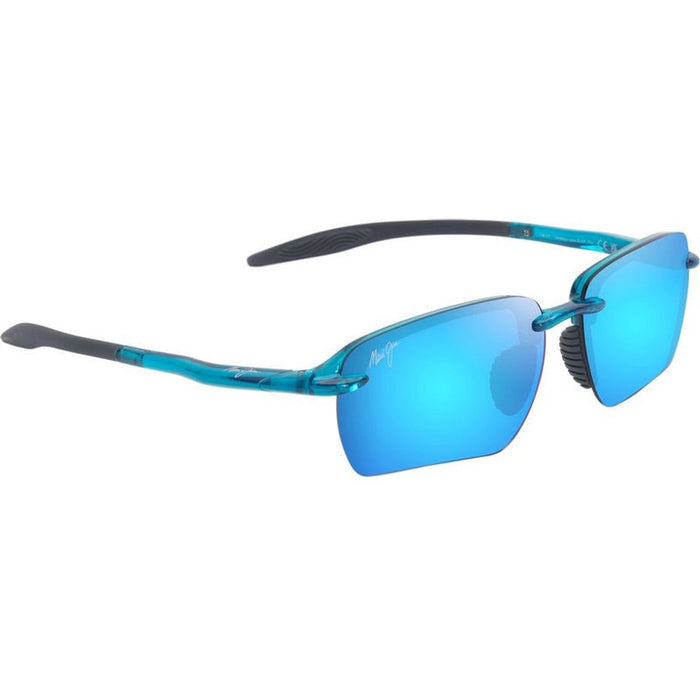 Ho'okipa Ultra G Alt Fit, Shiny Transparent Blue/Blue Hawaii Polarised Lenses