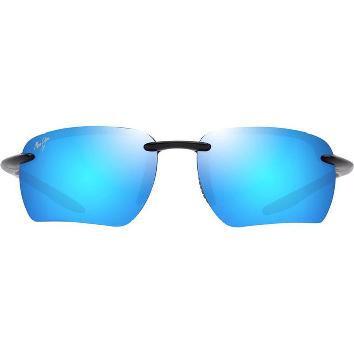 Ho'okipa Ultra G, Shiny Black and Grey/Blue Hawaii Polarised Lenses