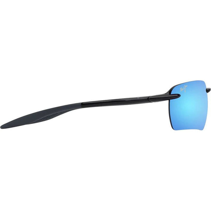 Ho'okipa Ultra G, Shiny Black and Grey/Blue Hawaii Polarised Lenses