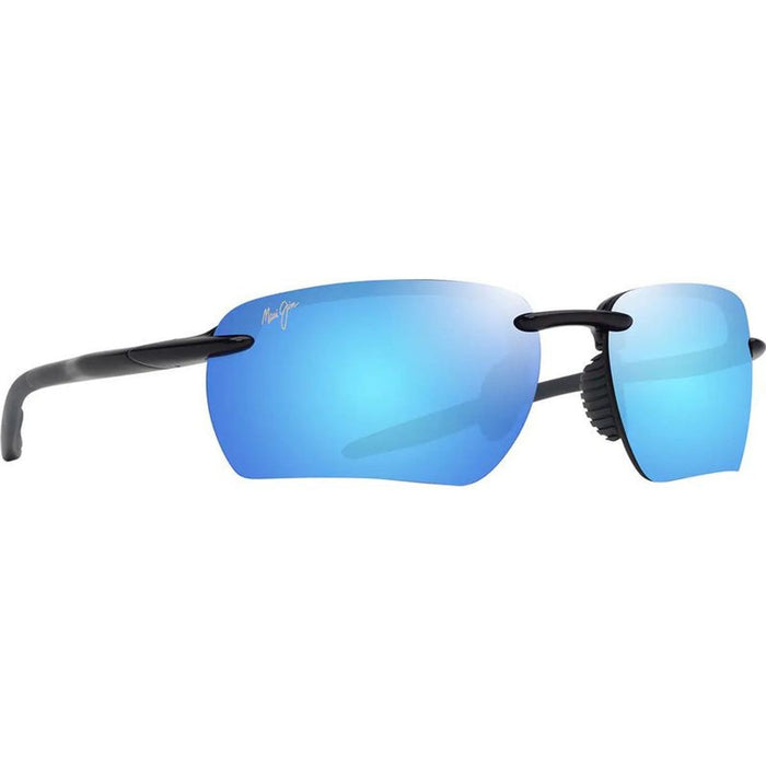 Ho'okipa Ultra G, Shiny Black and Grey/Blue Hawaii Polarised Lenses
