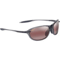 Ho'okipa Ultra R XS, Shiny Metal Transparent Grey/Maui Rose Polarised Lenses