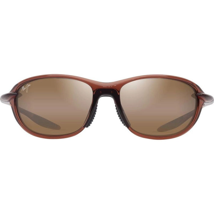 Ho'okipa Ultra R XS, Shiny Transparent Brown/HCL Bronze Polarised Lenses