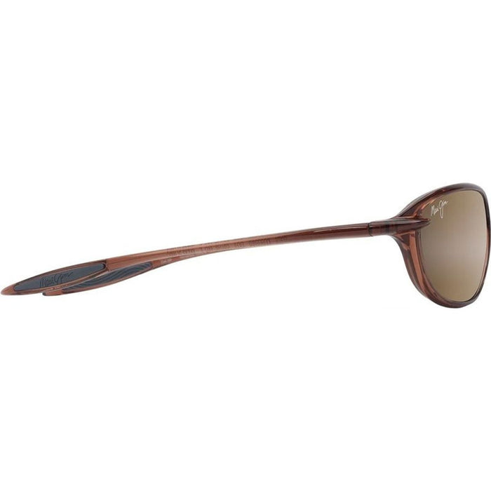 Ho'okipa Ultra R XS, Shiny Transparent Brown/HCL Bronze Polarised Lenses