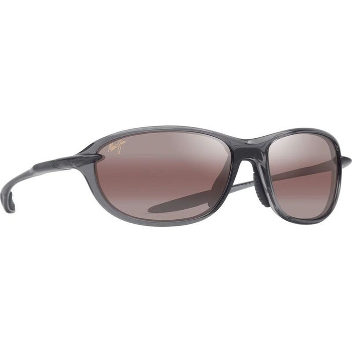 Ho'okipa Ultra R XS, Shiny Metal Transparent Grey/Maui Rose Polarised Lenses