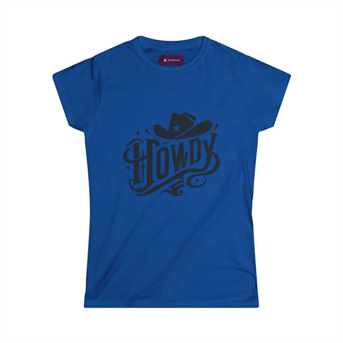 Howdy Graphic Women's Softstyle Tee, Cute Western Style Shirt - FloofChonk