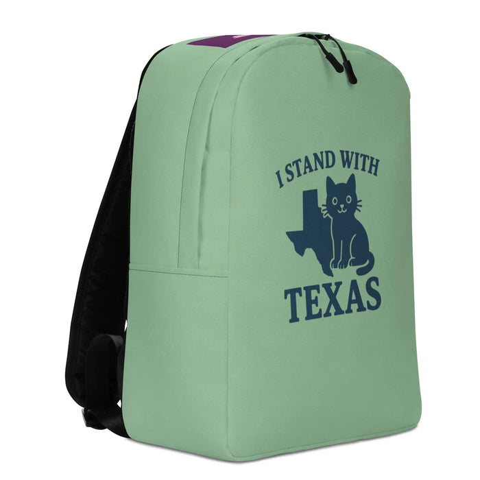 I Stand with Texas Minimalist Backpack - FloofChonk