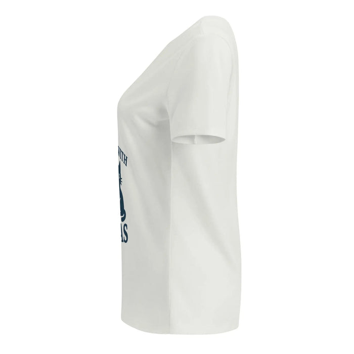 I Stand with Texas women's relaxed v - neck t-shirt - FloofChonk