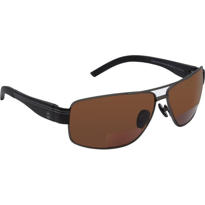 Iceberg, Gunmetal/Bifocal +2.5 Brown Polarised Lenses