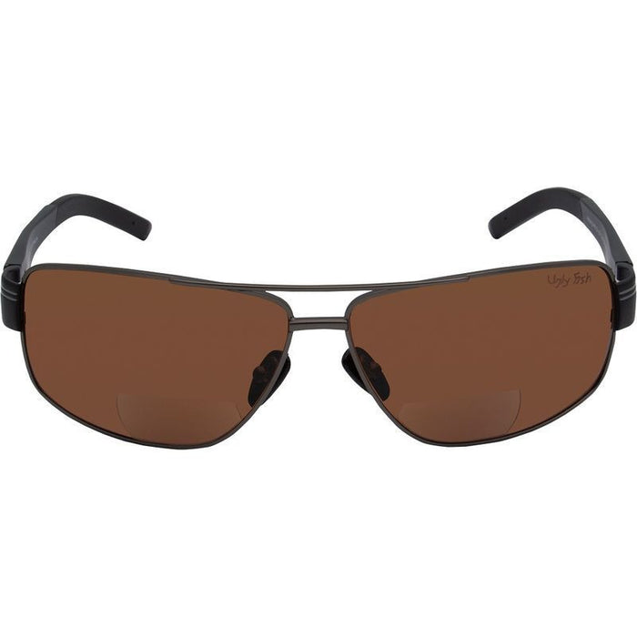 Iceberg, Gunmetal/Bifocal +2.5 Brown Polarised Lenses