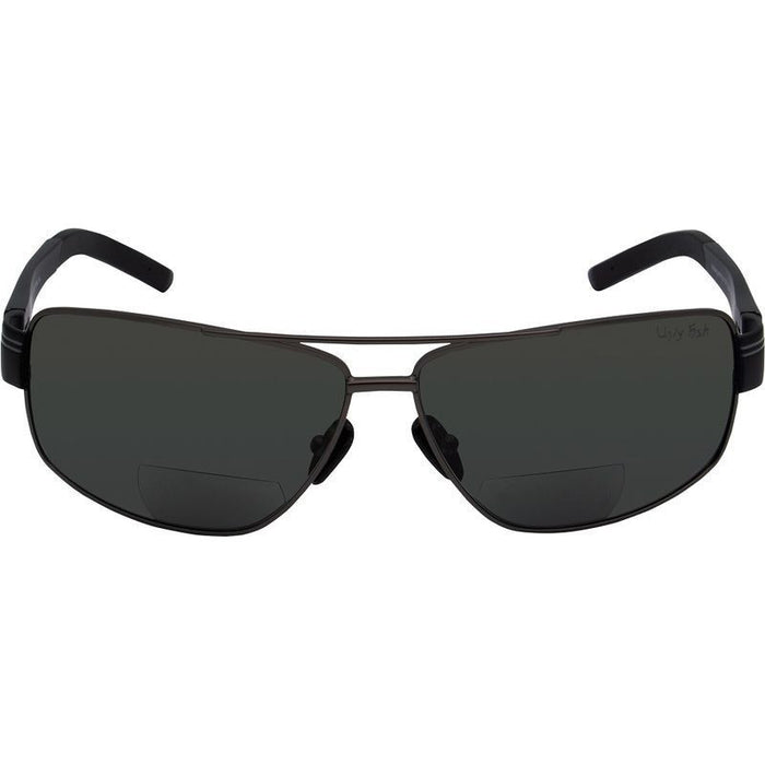 Iceberg, Gunmetal/Bifocal +2.5 Smoke Polarised Lenses