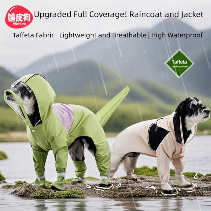 Imperméable pour chien ajustable, vêtement imperméable pour animaux de compagnie, couverture intégrale