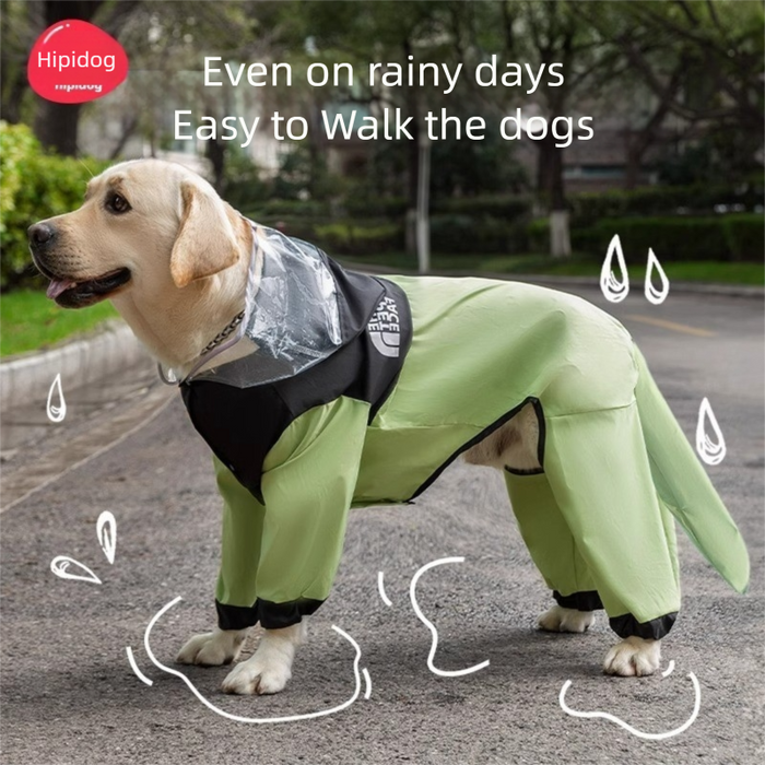 Imperméable pour chien extra large, ajustable, imperméable et léger