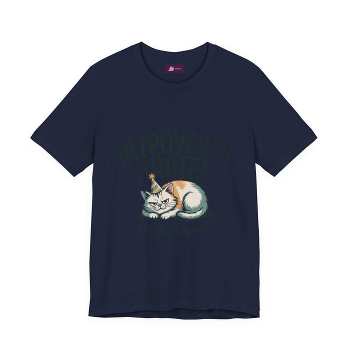 Introverts Unite (In the Corner) T-Shirt | funny holiday shirt, holiday survival tee - FloofChonk