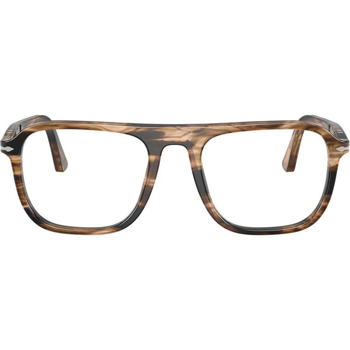 Jacques PO3359V, Black Brown/Clear Lenses 53 Eye Size