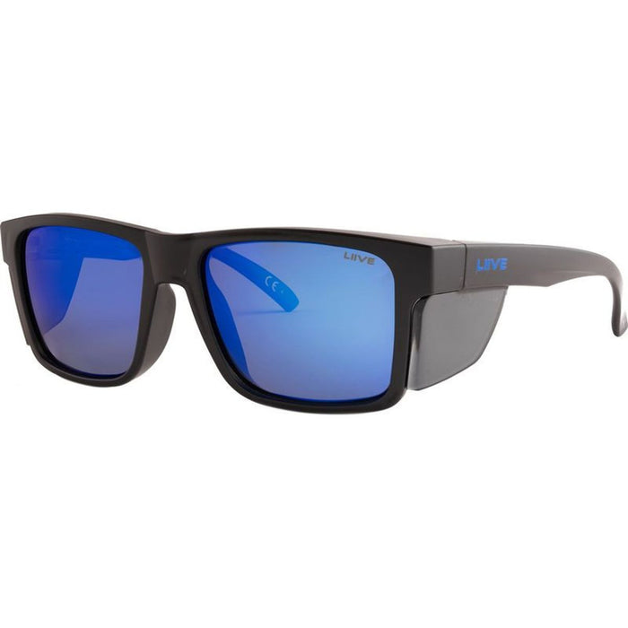 Jonny Brooks X, Matte Black/Blue Mirror Polarised Lenses