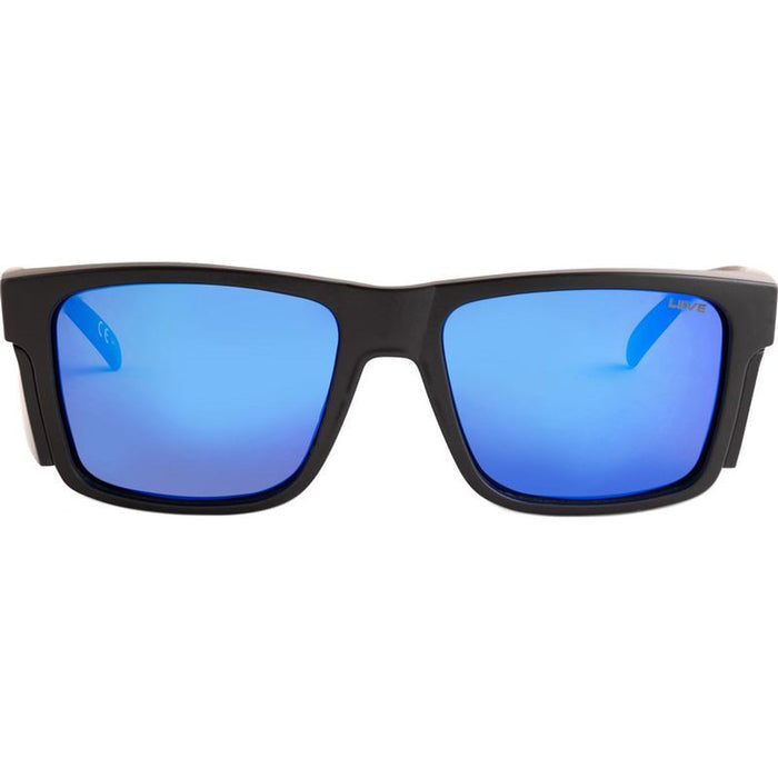 Jonny Brooks X, Matte Black/Blue Mirror Polarised Lenses