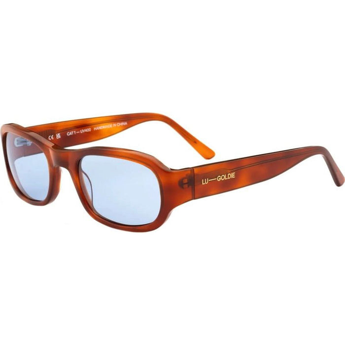 Jordyn, Chestnut/Blue Lenses
